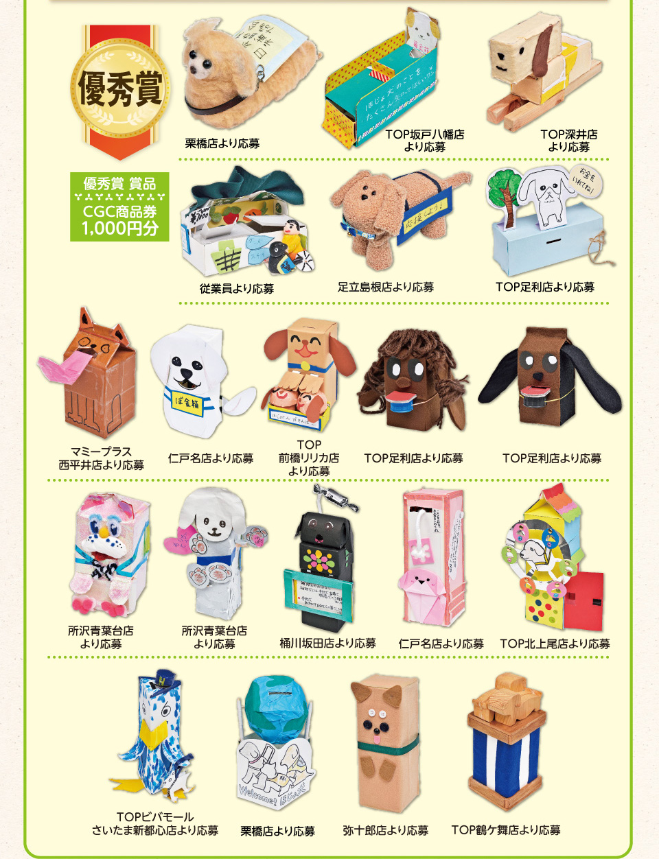 ご応募いただいた作品は、全て日本補助犬協会へ寄贈し、お預かりした募金と当社からの寄付を合せた1,000,000円を日本補助犬協会へ寄付いたしました。