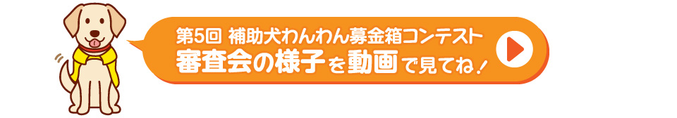 手作り募金箱コンテスト審査会の様子を動画で見る